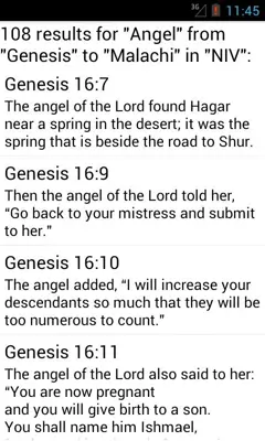 Bible android App screenshot 2