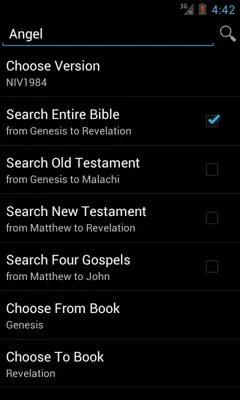 Bible android App screenshot 3